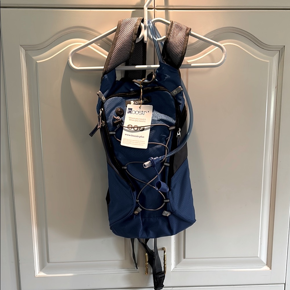 Blue and Black Outdoor Adventure Backpack